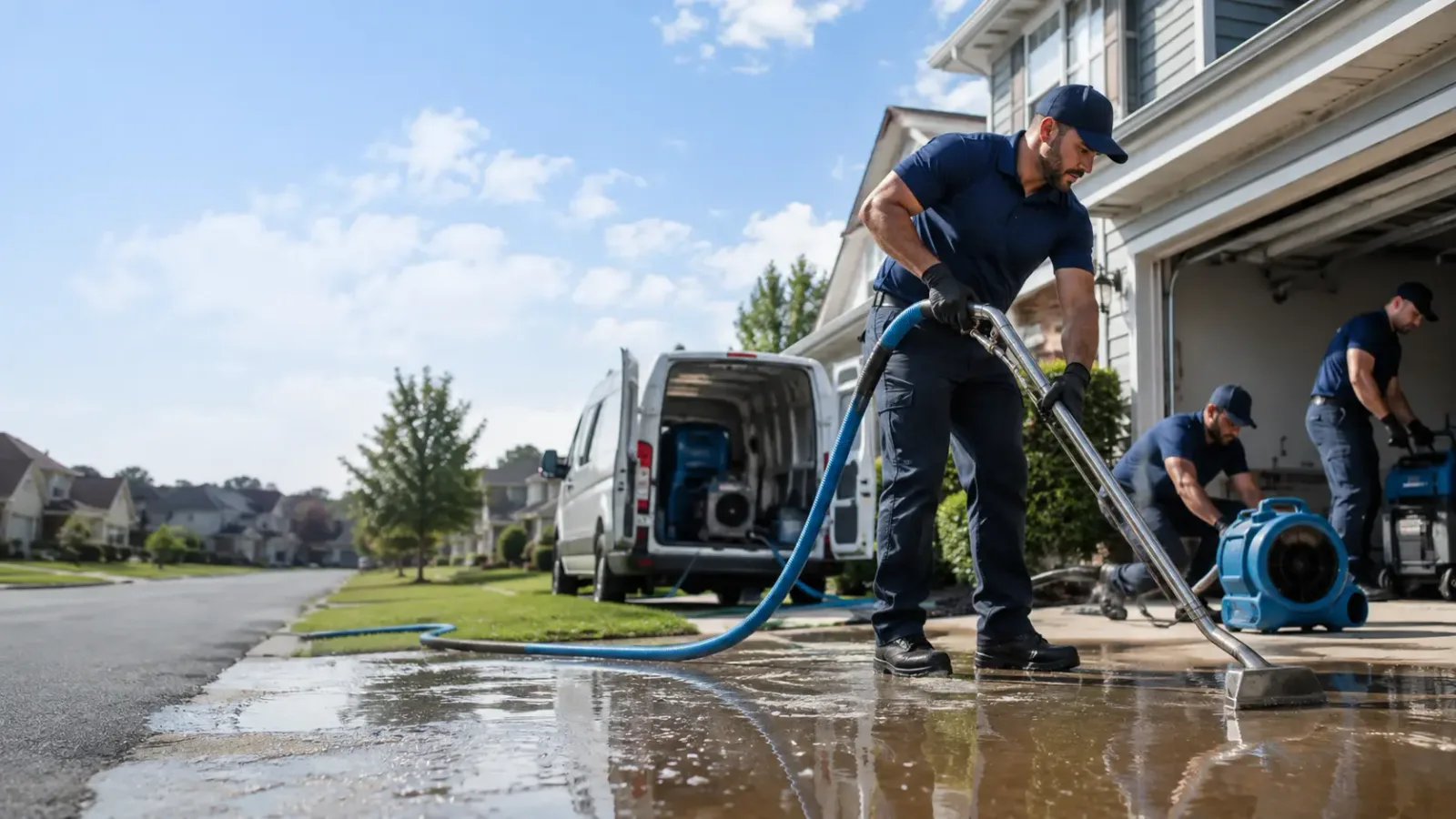 Flooded Basement Cleanup in Hanford, CA